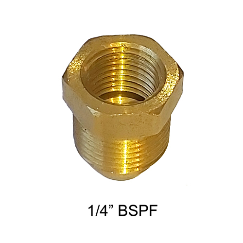 3/8" Flare Union with 1/4" Female Taper Thread