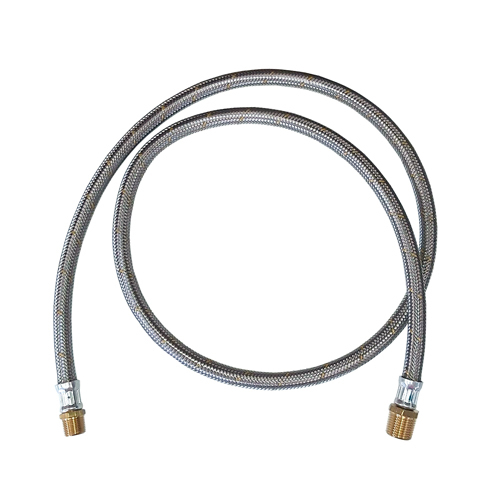 Buy Auscrown 1.2metres 3/8 BSPM x 1/2 BSPM Stainless Steel Hose Online,  Australia