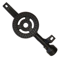 Burner head for double and triple country cookers