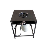 Bundle Buy - Dual ring burner and steel table