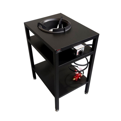 Bundle Buy - High Pressure Burner LP Gas and tall steel frame table 
