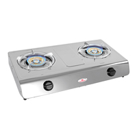 Deluxe Double Burner Wok Cooker - LP Gas