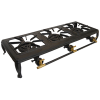 Triple Cast Iron Country LP Gas Cooker