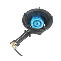 Large dual ring high pressure wok burner - LP Gas