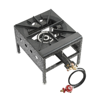 Dual ring LP Gas high pressure stockpot burner