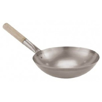 Carbon steel iron wok