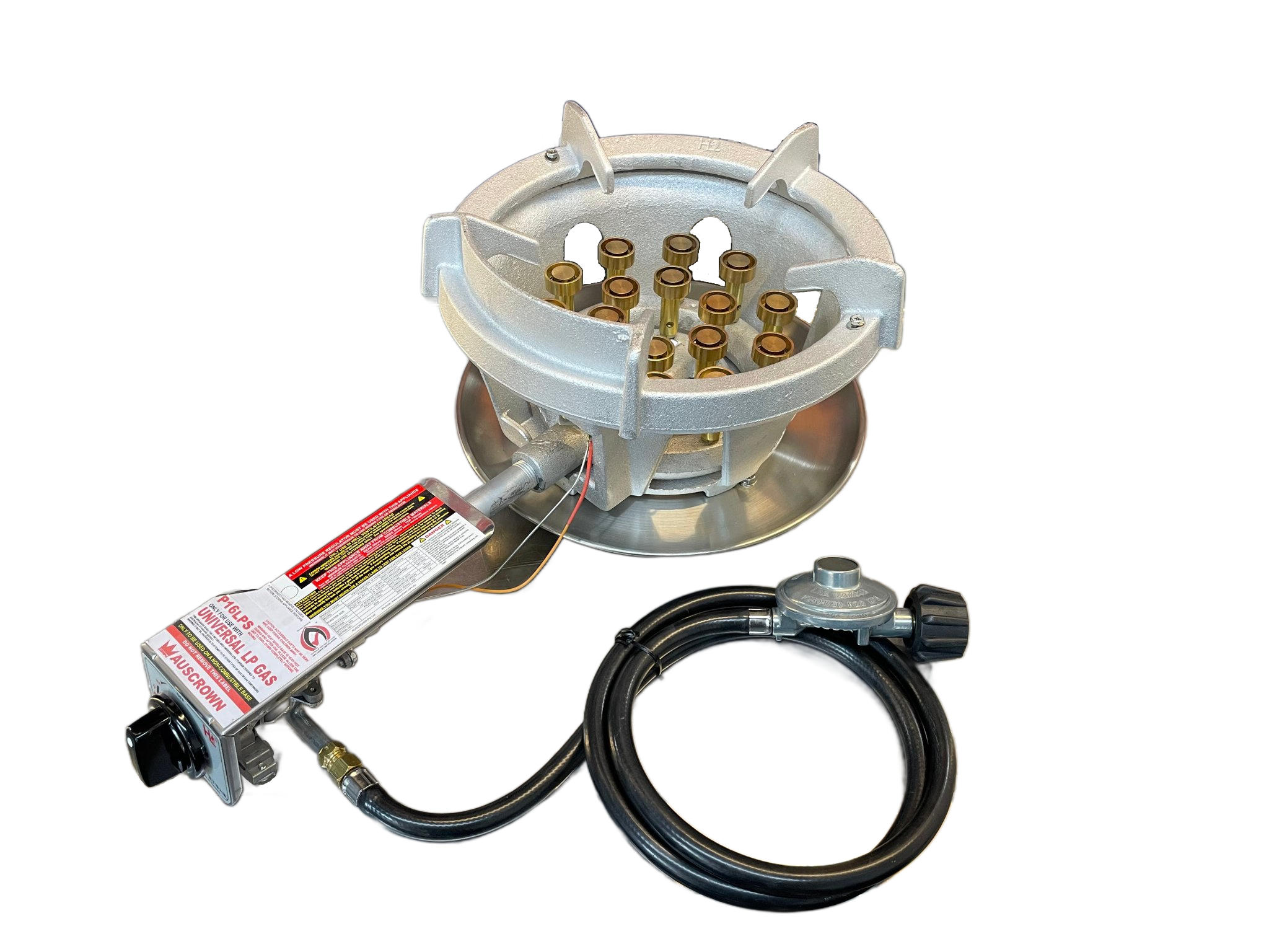 16 Jet Mushroom Burner - LP Gas Indoor Use