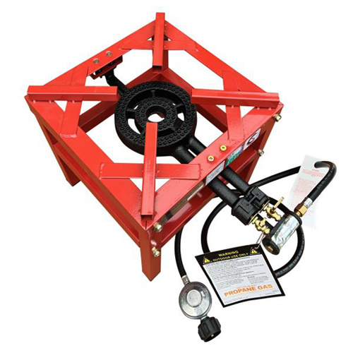 Double Ring LP Gas Cast Iron Stock Pot Burner