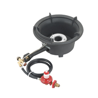 Single ring high pressure wok burner - manual ignition