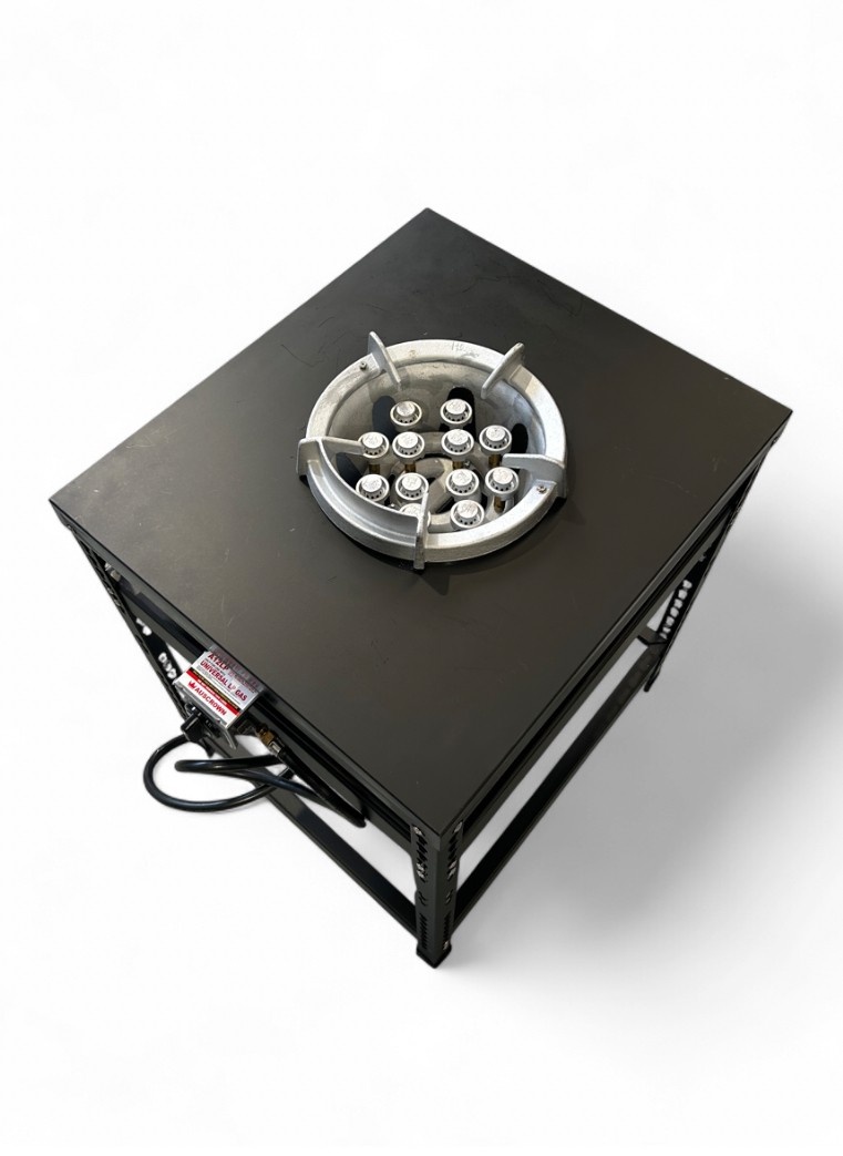 12 Jet Mushroom Burner with Steel Table Bundle Buy