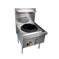 Single Hole Front Gutter Wok Table Jet Burner or Chimney