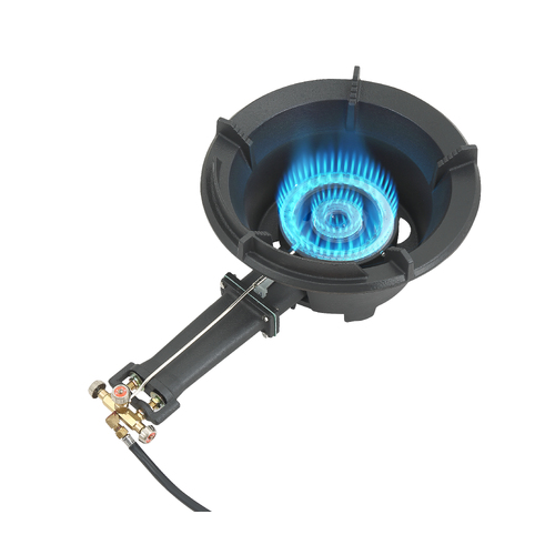 Large dual ring high pressure wok burner - LP Gas
