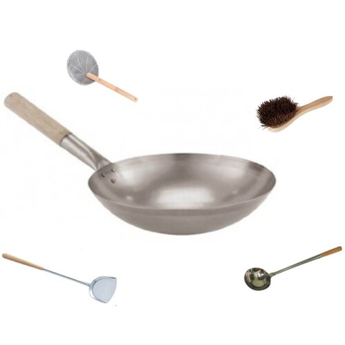 King of Woks - 14" wok bundle