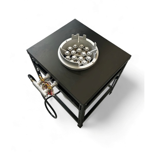 16 Jet Mushroom Burner with Steel Table Bundle Buy